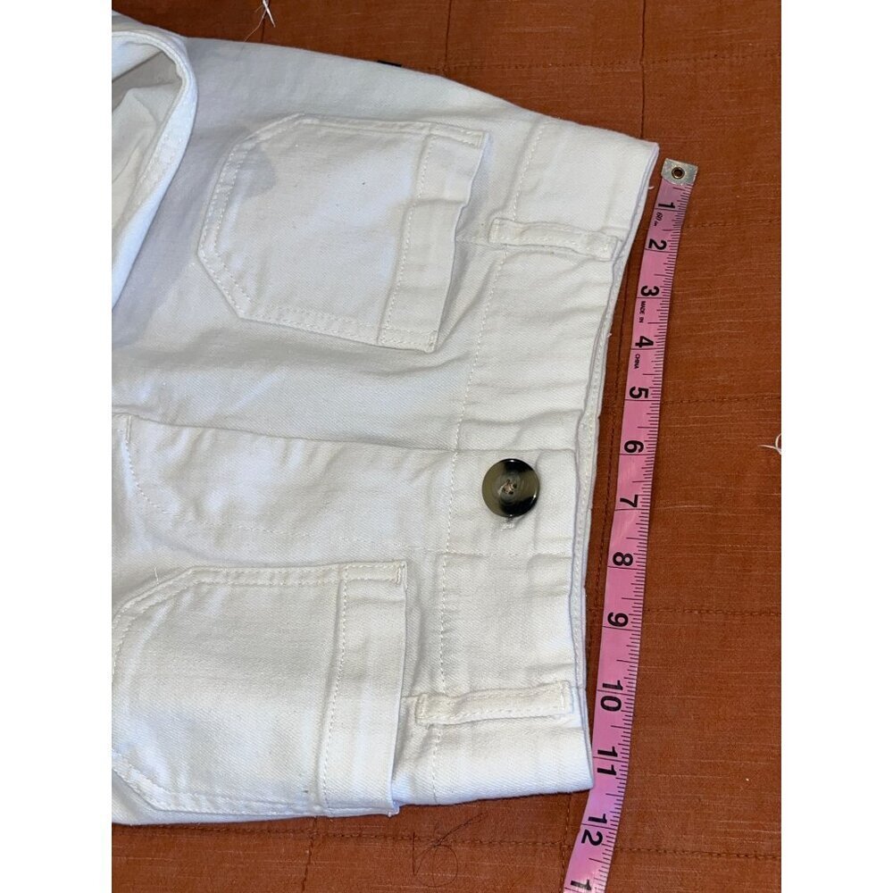 Pilcro Anthropologie The Jenna Wide-Leg Relaxed  White Jeans Size 25 Womens - Picture 7 of 11